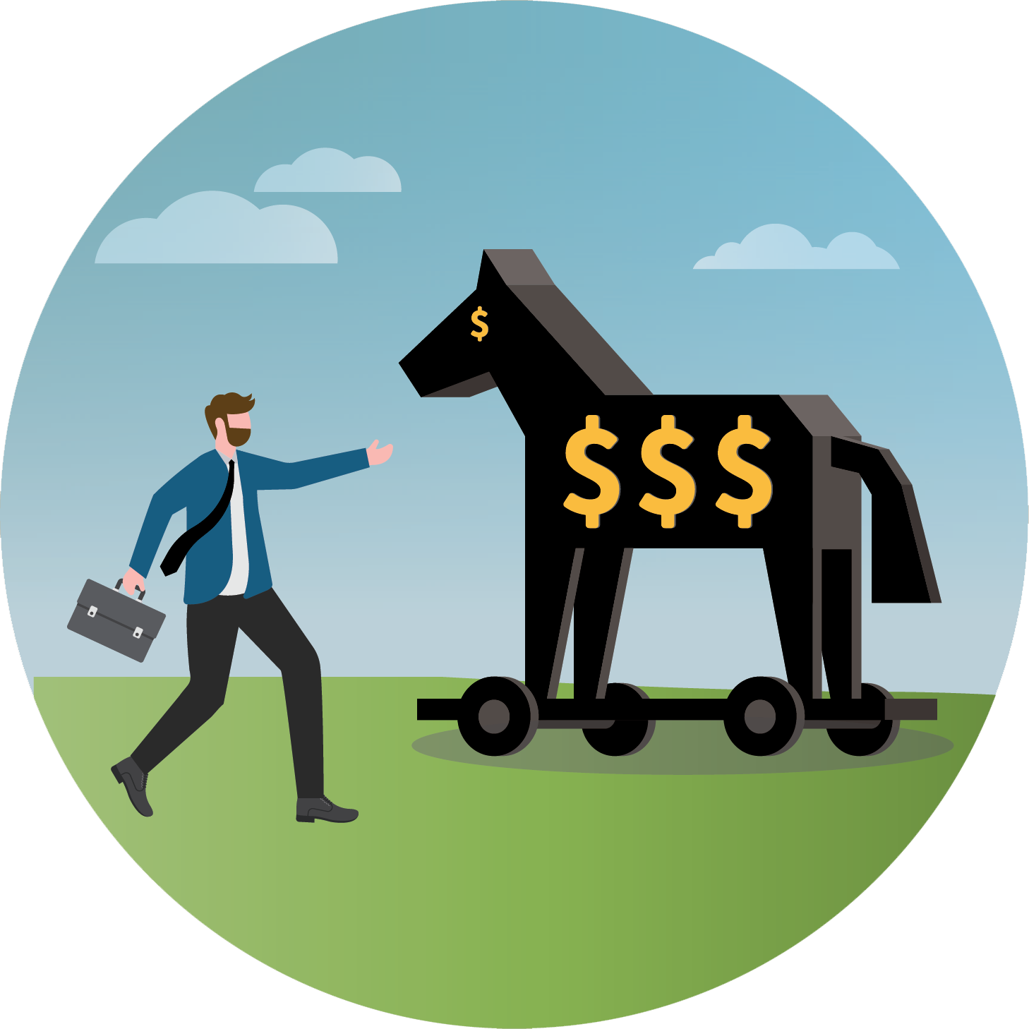 man with a horse wagon
